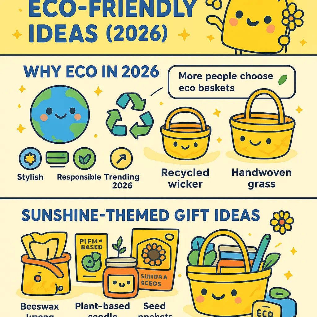 yellow basket gift - Birthday