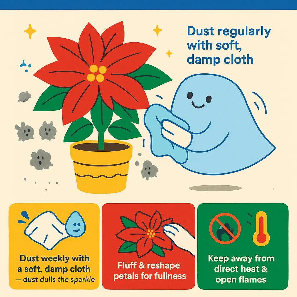 poinsetta pot - Flowers