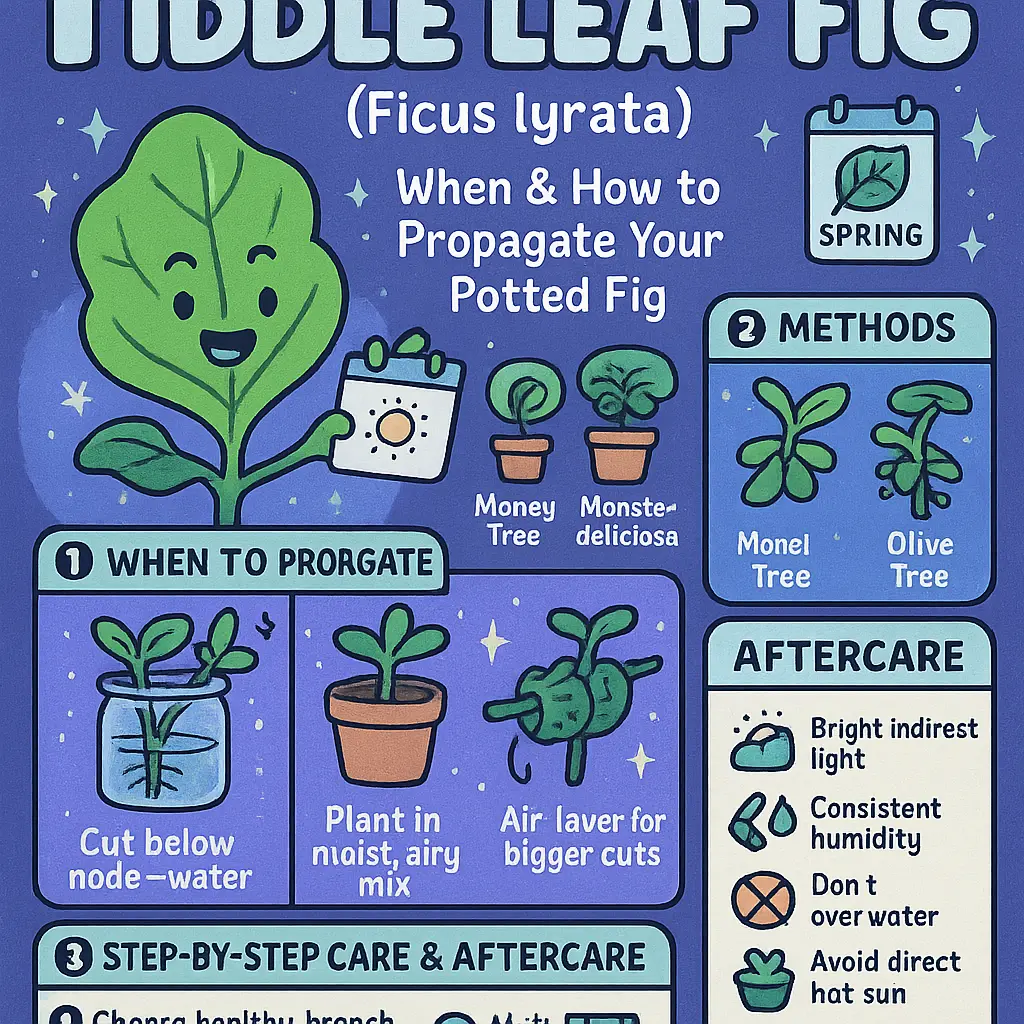 potted fiddle leaf fig tree - Propagation