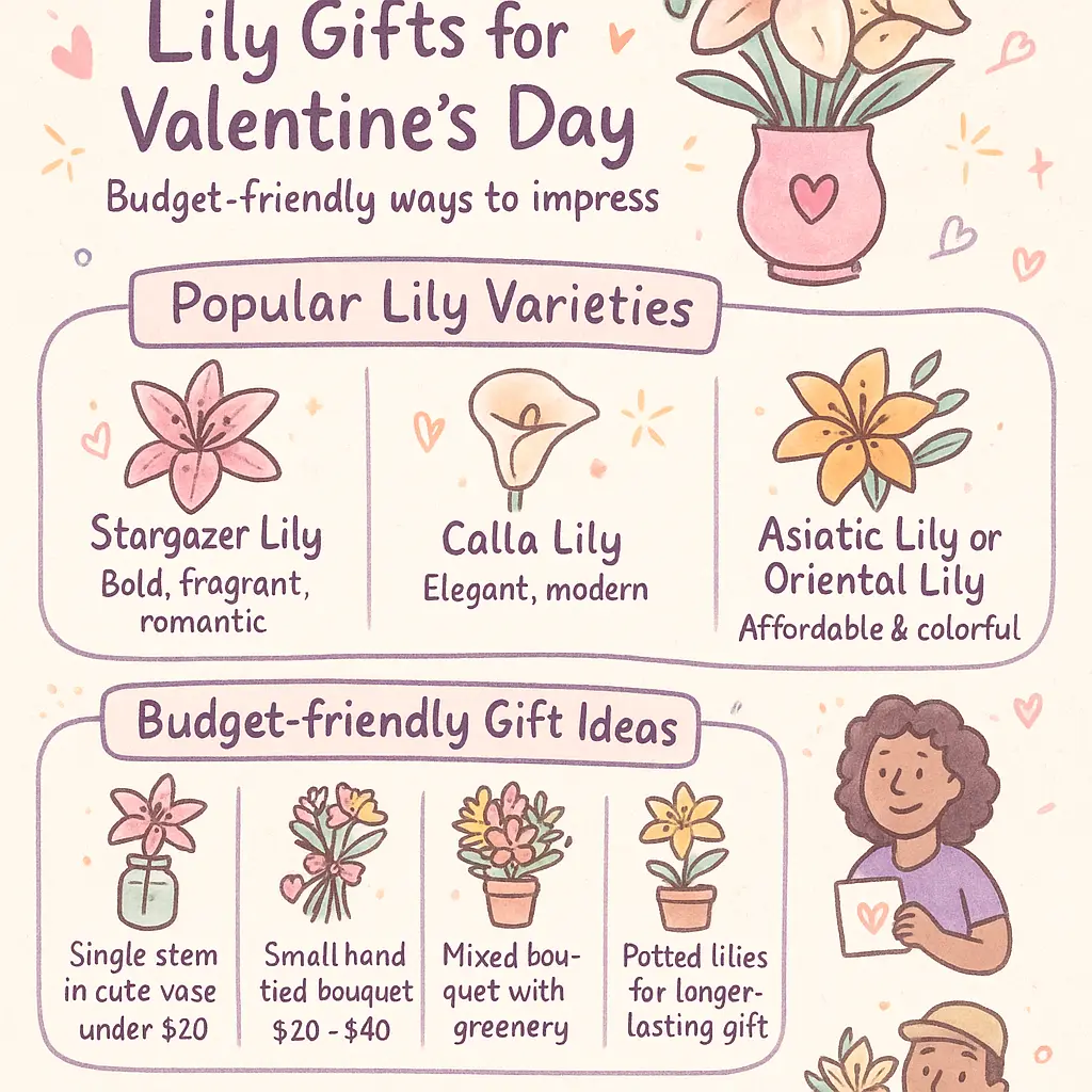 lily flowers for valentine's day - Teleflora