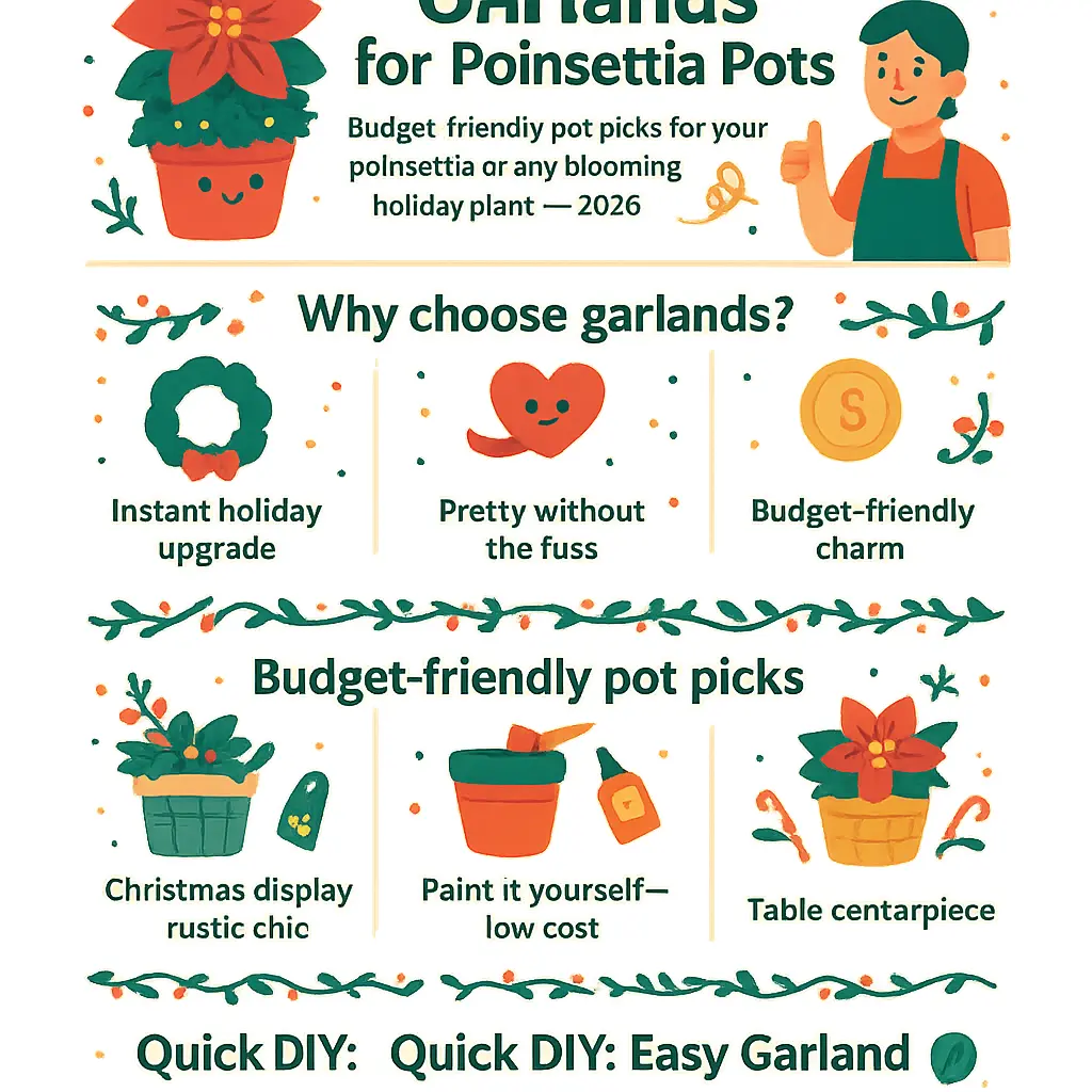 poinsetta pot - Greenery