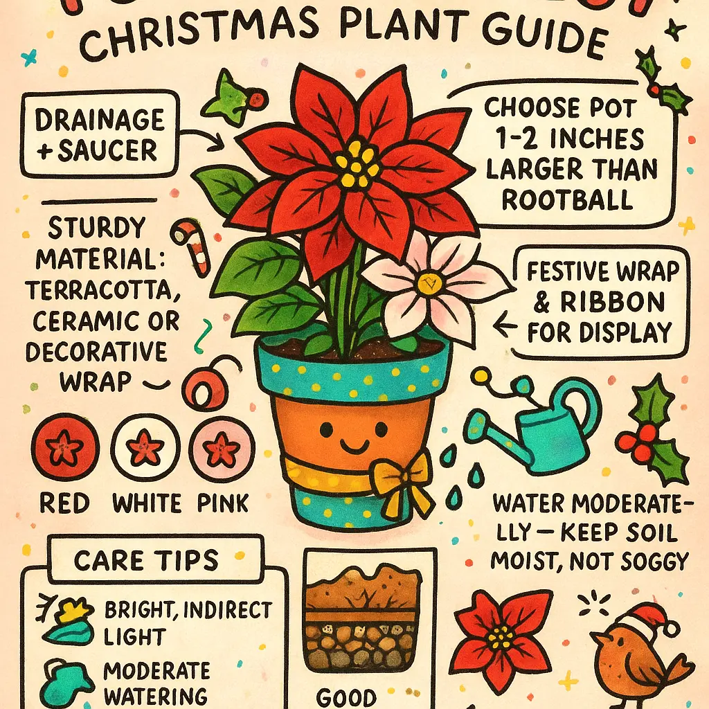 poinsetta pot - Christmas