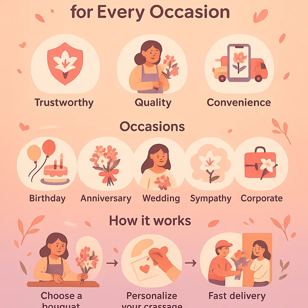 lily's florist - Delivery