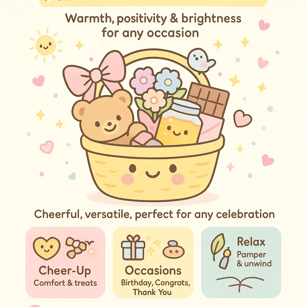 yellow basket gift - Basket