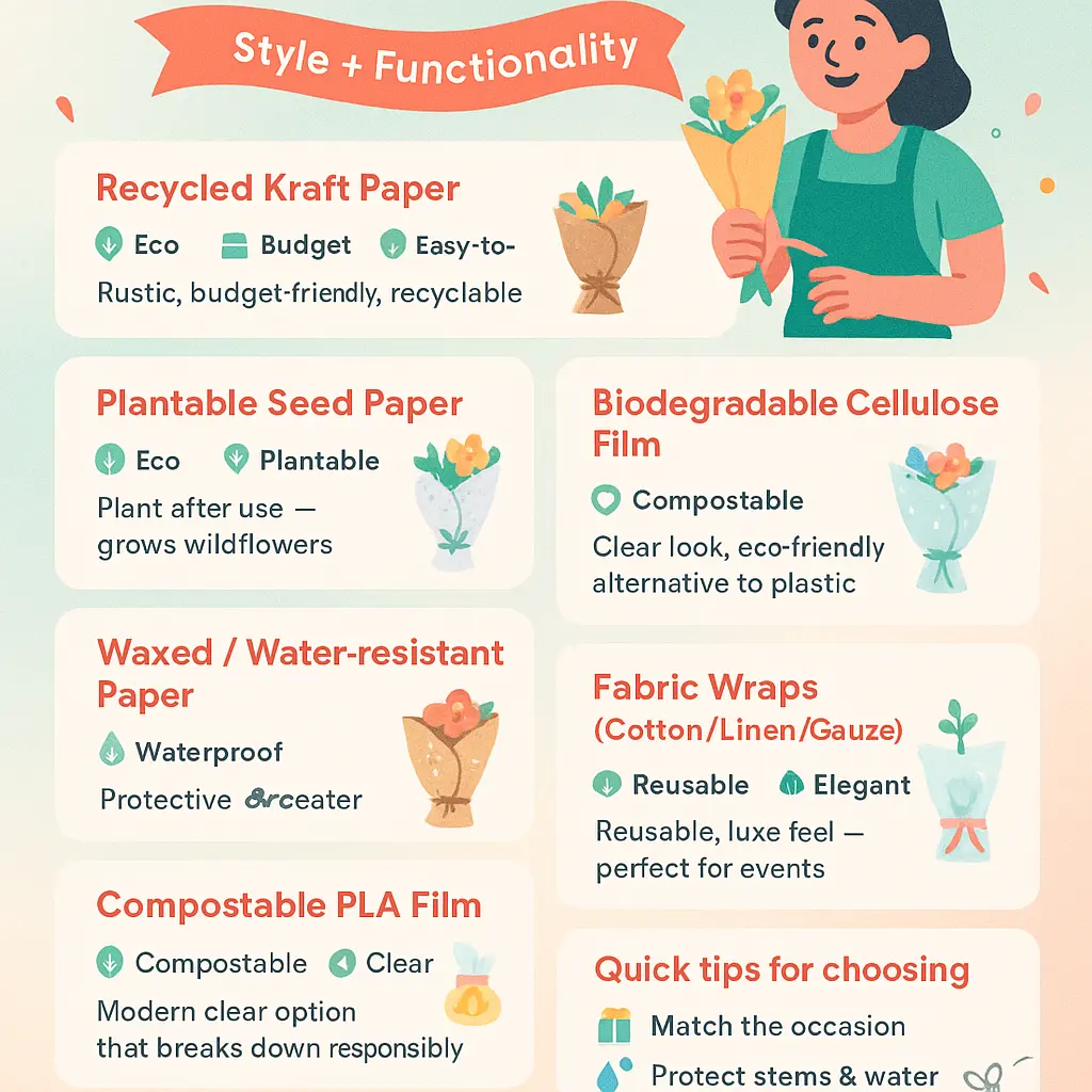 flower wrap - Bouquet