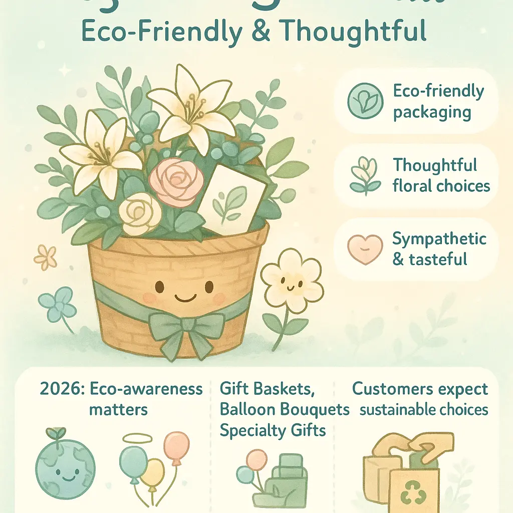 gift basket and floral - Sympathy