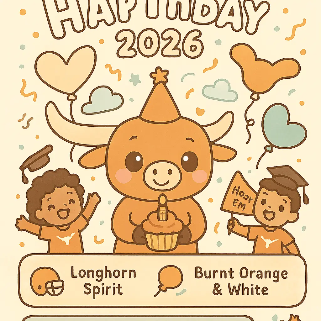 ut happy birthday - Texas
