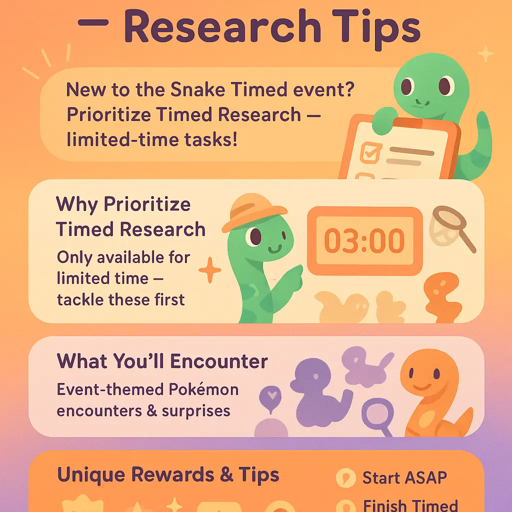 snake timed - Research