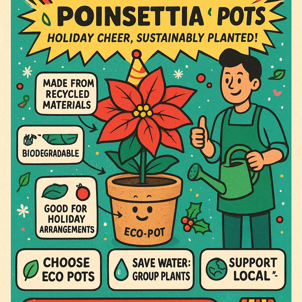 poinsetta pot - Flower