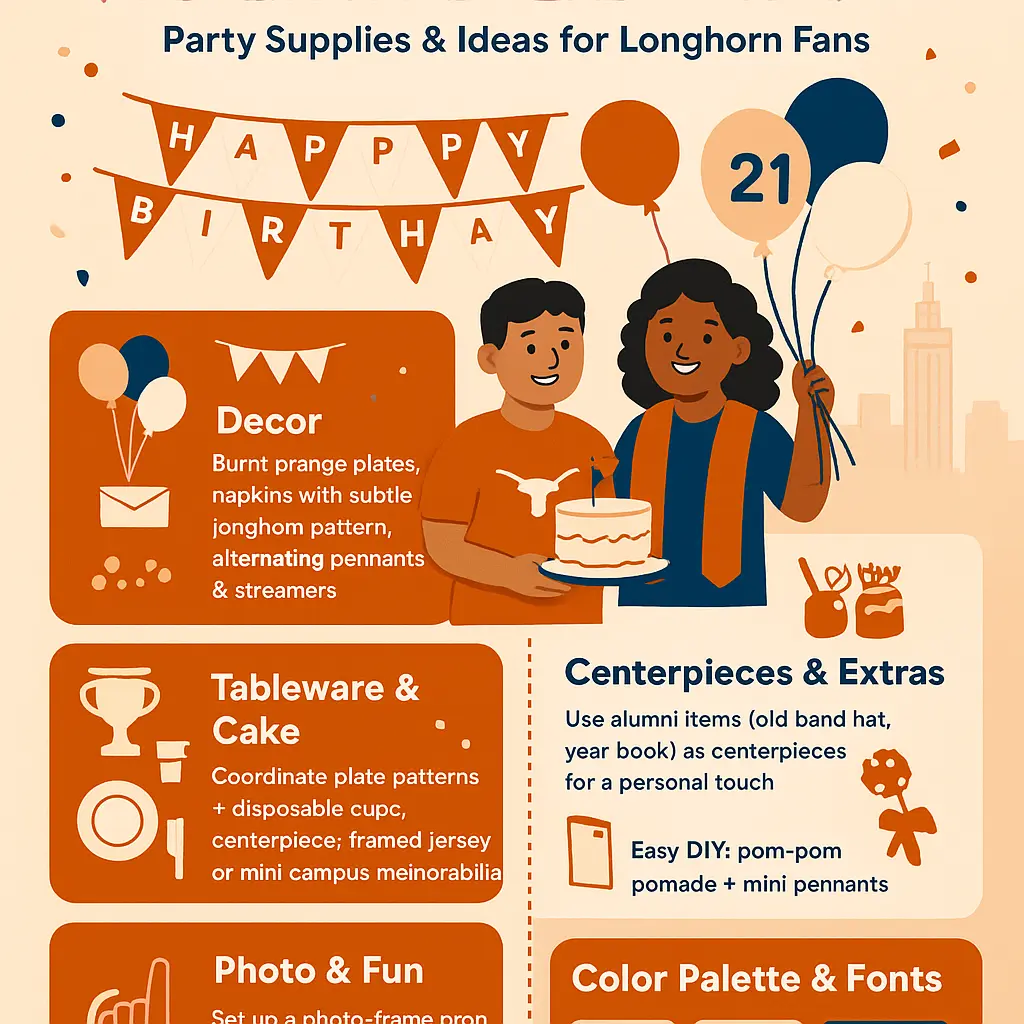 ut happy birthday - Supplies